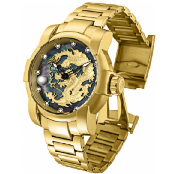 Invicta Speedway Mother of Pearl Automatic Dragon